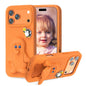 Penguin Baby EVA Shockproof Phone Case with Holder, For iPhone 17 Pro Max, For iPhone 17 Pro, For iPhone 17, For iPhone Air