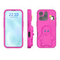 Penguin Baby EVA Shockproof Phone Case with Holder, For iPhone 16 Pro Max, For iPhone 16 Pro, For iPhone 16, For iPhone 15 Pro Max