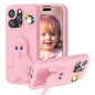 Penguin Baby EVA Shockproof Phone Case with Holder, For iPhone 16 Pro Max, For iPhone 16 Pro, For iPhone 16, For iPhone 15 Pro Max