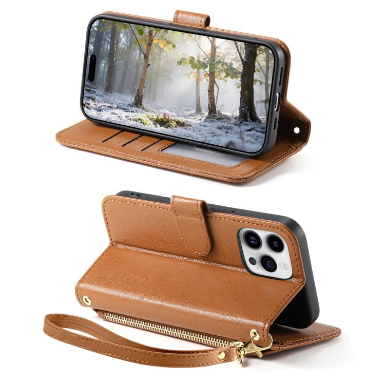 Rhombic Texture Zipper Wallet Metal Bow-knot Vegan Leather Phone Case with Strap, For iPhone 15 Pro Max, For iPhone 15 Pro, For iPhone 15 Plus, For iPhone 15