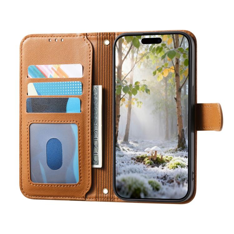 Rhombic Texture Zipper Wallet Metal Bow-knot Vegan Leather Phone Case with Strap, For iPhone 17 Pro Max, For iPhone 17 Pro, For iPhone 17, For iPhone Air