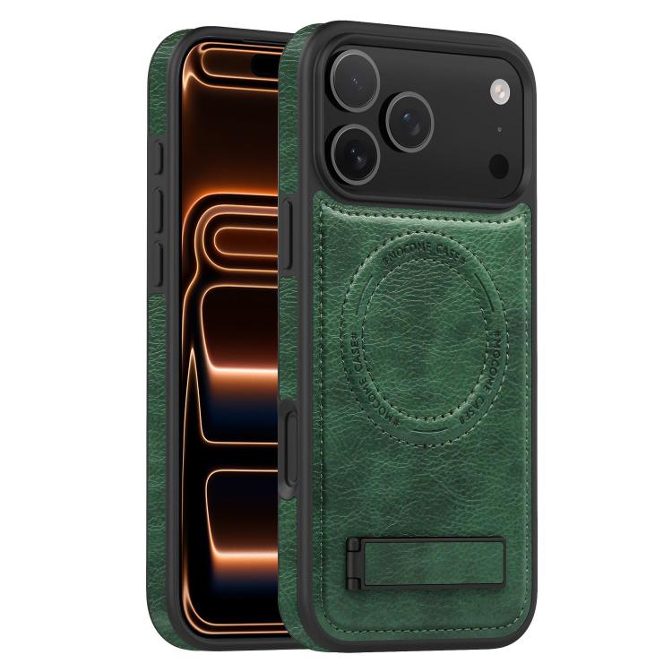Multi-function Holder MagSafe PU Phone Case, For iPhone 17 Pro Max, For iPhone 17 Pro
