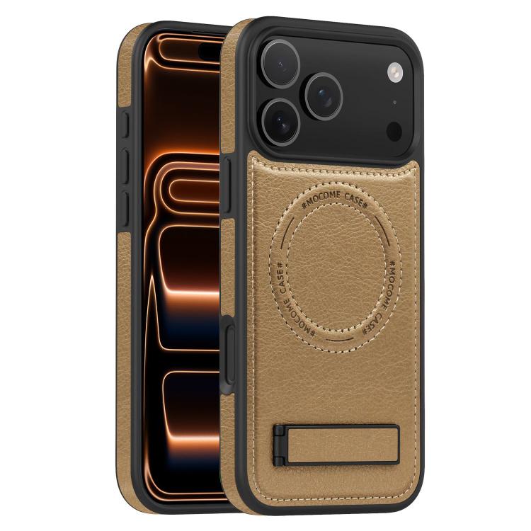 Multi-function Holder MagSafe PU Phone Case, For iPhone 17 Pro Max, For iPhone 17 Pro