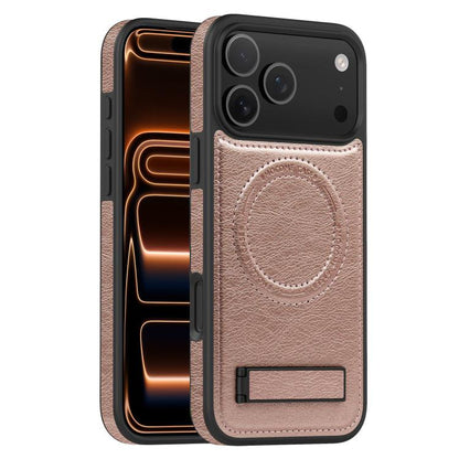 Multi-function Holder MagSafe PU Phone Case, For iPhone 17 Pro Max, For iPhone 17 Pro