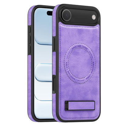 Multi-function Holder MagSafe PU Phone Case, For iPhone 17, For iPhone  Air