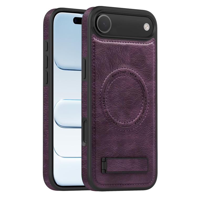 Multi-function Holder MagSafe PU Phone Case, For iPhone 17, For iPhone  Air