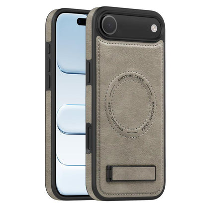 Multi-function Holder MagSafe PU Phone Case, For iPhone 17, For iPhone  Air