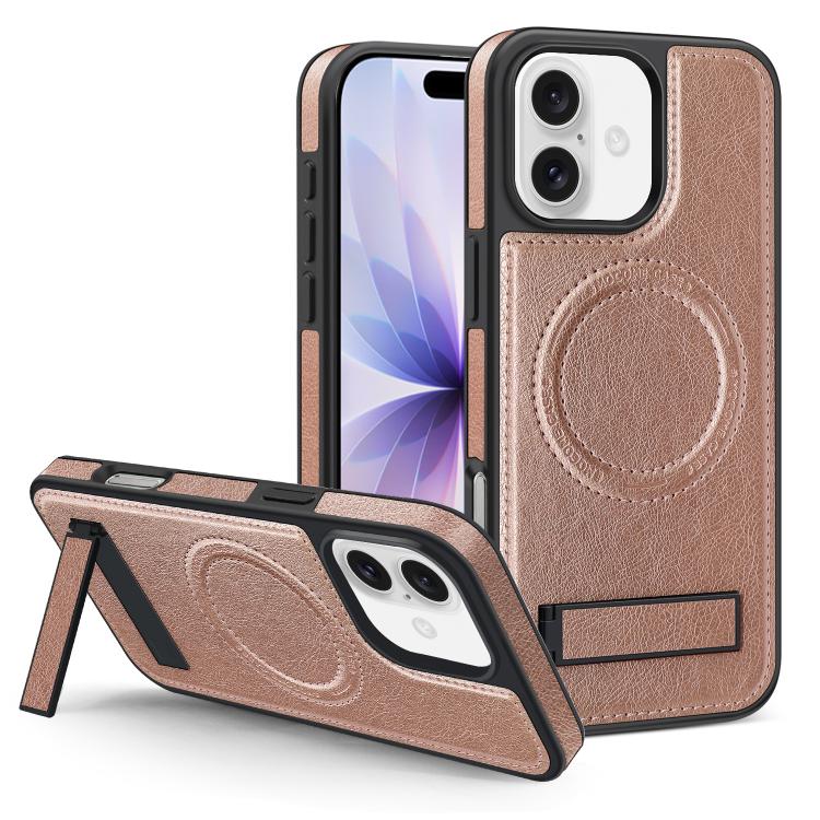 Multi-function Holder MagSafe PU Phone Case, For iPhone 17, For iPhone  Air