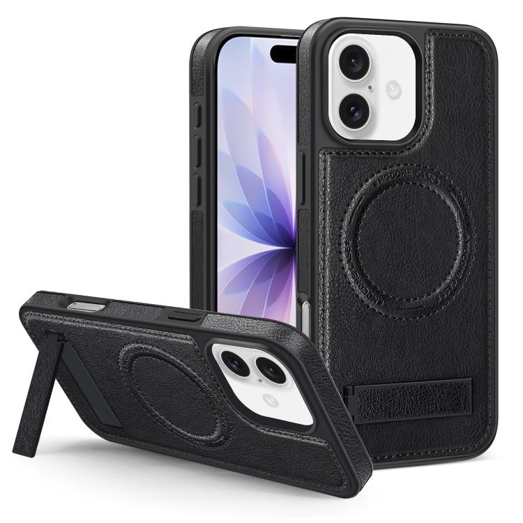 Multi-function Holder MagSafe PU Phone Case, For iPhone 17, For iPhone  Air