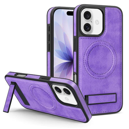 Multi-function Holder MagSafe PU Phone Case, For iPhone 17, For iPhone  Air