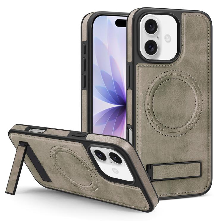 Multi-function Holder MagSafe PU Phone Case, For iPhone 17, For iPhone  Air