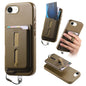 Detachable Magnetic Card Bag Phone Case with Finger Ring Grip & Anti-loss Rope, For iPhone 17e / 16e, For iPhone 17 Pro Max, For iPhone 17 Pro