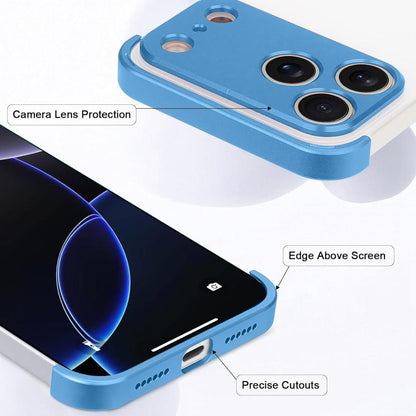 Ultra-thin Frameless Titanium Alloy Four Corner Shockproof Phone Case, For iPhone 17 Pro Max, For iPhone 17 Pro, For iPhone 17, For iPhone Air