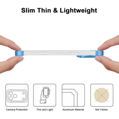 Ultra-thin Frameless Titanium Alloy Four Corner Shockproof Phone Case, For iPhone 17 Pro Max, For iPhone 17 Pro, For iPhone 17, For iPhone Air