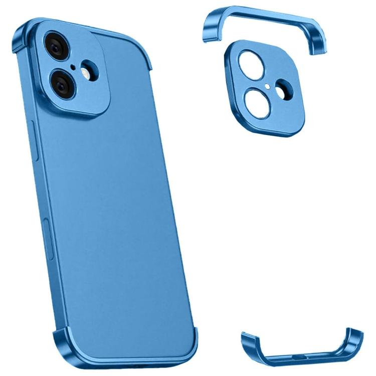 Ultra-thin Frameless Titanium Alloy Four Corner Shockproof Phone Case, For iPhone 17 Pro Max, For iPhone 17 Pro, For iPhone 17, For iPhone Air