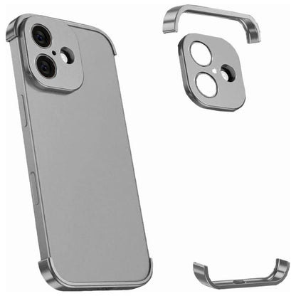 Ultra-thin Frameless Titanium Alloy Four Corner Shockproof Phone Case, For iPhone 17 Pro Max, For iPhone 17 Pro, For iPhone 17, For iPhone Air