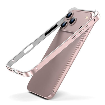 Metal Hybrid Silicone Four-Corner Shockproof Cooling Phone Frame Case, For iPhone 17 Pro Max, For iPhone 17 Pro