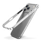 Metal Hybrid Silicone Four-Corner Shockproof Cooling Phone Frame Case, For iPhone 17 Pro Max, For iPhone 17 Pro