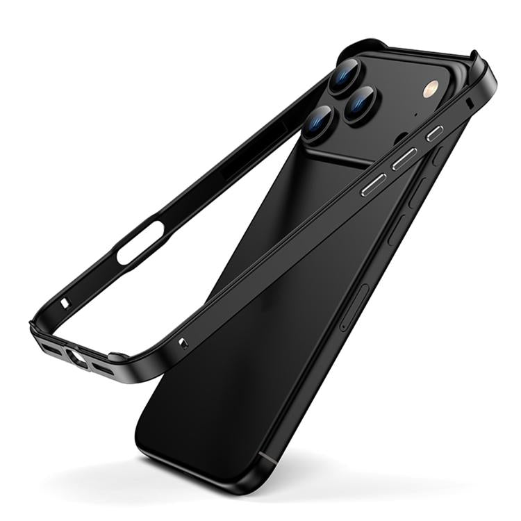 Metal Hybrid Silicone Four-Corner Shockproof Cooling Phone Frame Case, For iPhone 17 Pro Max, For iPhone 17 Pro
