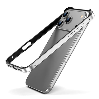 Metal Hybrid Silicone Four-Corner Shockproof Cooling Phone Frame Case, For iPhone 17 Pro Max, For iPhone 17 Pro