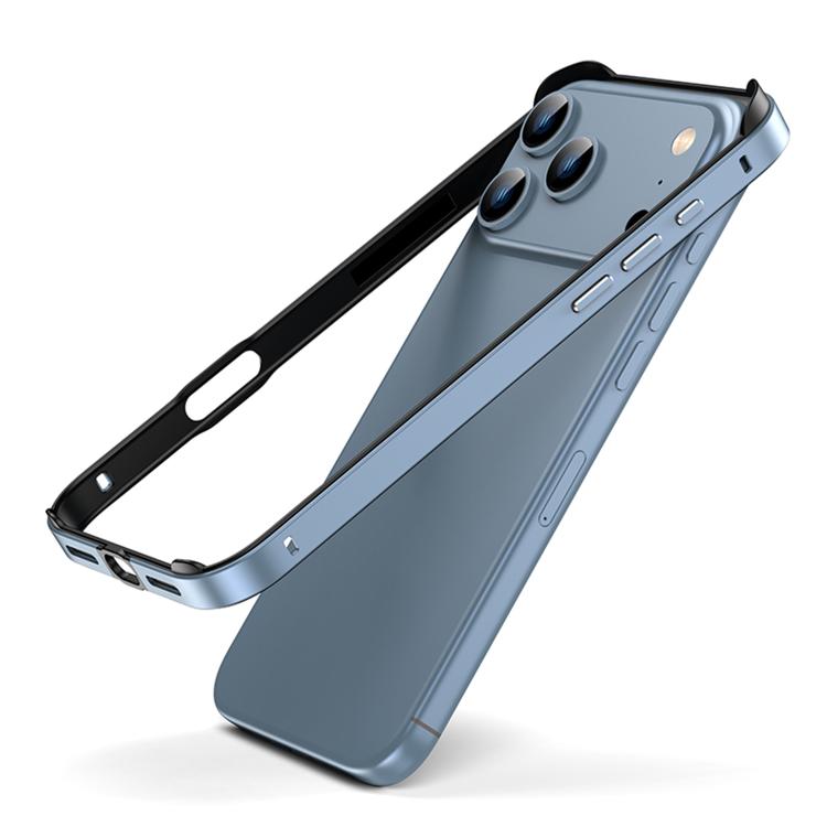 Metal Hybrid Silicone Four-Corner Shockproof Cooling Phone Frame Case, For iPhone 17 Pro Max, For iPhone 17 Pro