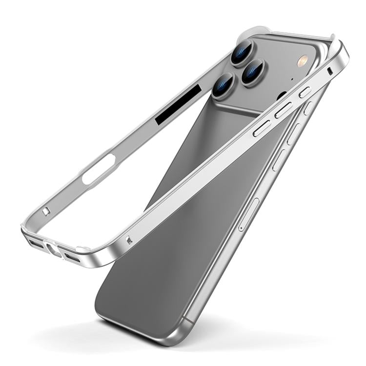 Metal Hybrid Silicone Four-Corner Shockproof Cooling Phone Frame Case, For iPhone 17 Pro Max, For iPhone 17 Pro