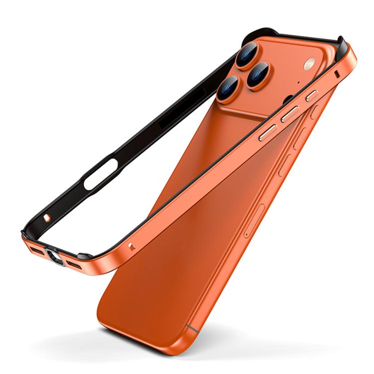 Metal Hybrid Silicone Four-Corner Shockproof Cooling Phone Frame Case, For iPhone 17 Pro Max, For iPhone 17 Pro