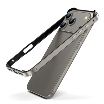 Metal Hybrid Silicone Four-Corner Shockproof Cooling Phone Frame Case, For iPhone 17 Pro Max, For iPhone 17 Pro