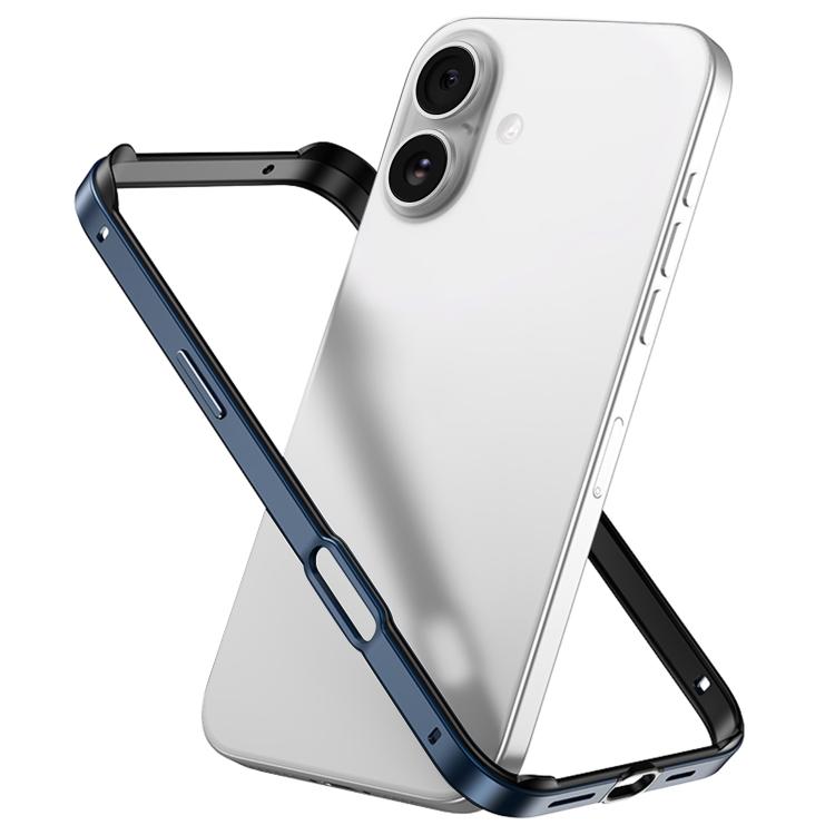Metal Hybrid Silicone Four-Corner Shockproof Cooling Phone Frame Case, For iPhone 17, For iPhone Air