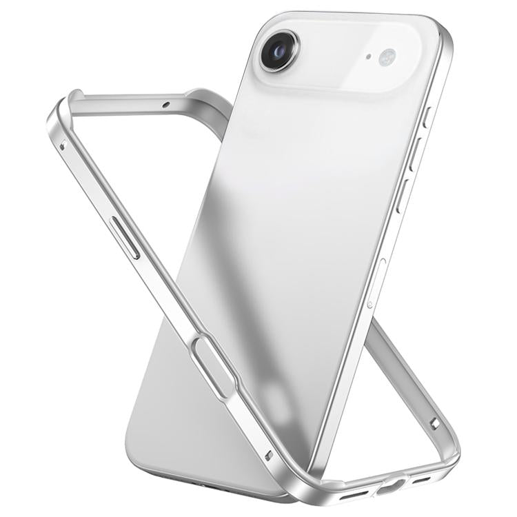 Metal Hybrid Silicone Four-Corner Shockproof Cooling Phone Frame Case, For iPhone 17, For iPhone Air