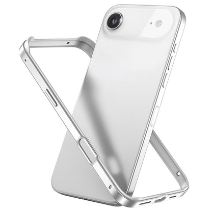 Metal Hybrid Silicone Four-Corner Shockproof Cooling Phone Frame Case, For iPhone 17, For iPhone Air