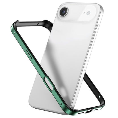 Metal Hybrid Silicone Four-Corner Shockproof Cooling Phone Frame Case, For iPhone 17, For iPhone Air