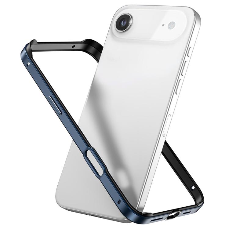 Metal Hybrid Silicone Four-Corner Shockproof Cooling Phone Frame Case, For iPhone 17, For iPhone Air
