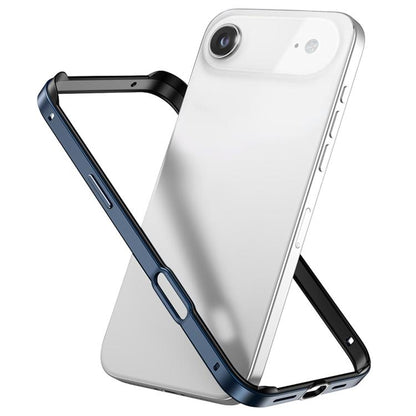 Metal Hybrid Silicone Four-Corner Shockproof Cooling Phone Frame Case, For iPhone 17, For iPhone Air