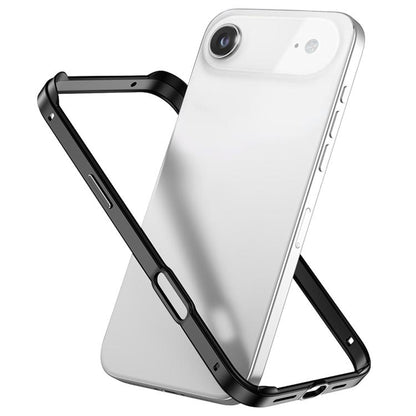 Metal Hybrid Silicone Four-Corner Shockproof Cooling Phone Frame Case, For iPhone 17, For iPhone Air