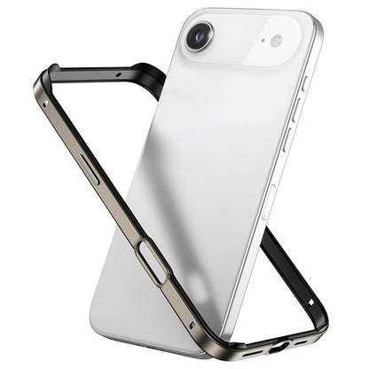 Metal Hybrid Silicone Four-Corner Shockproof Cooling Phone Frame Case, For iPhone 17, For iPhone Air