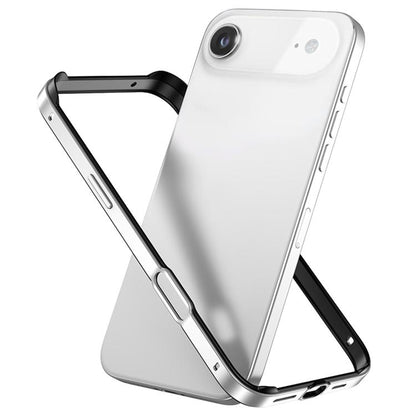 Metal Hybrid Silicone Four-Corner Shockproof Cooling Phone Frame Case, For iPhone 17, For iPhone Air