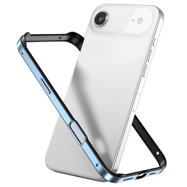 Metal Hybrid Silicone Four-Corner Shockproof Cooling Phone Frame Case, For iPhone 17, For iPhone Air