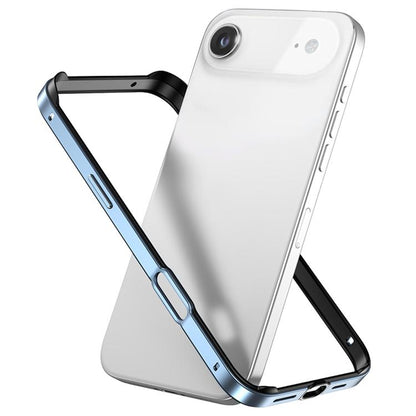 Metal Hybrid Silicone Four-Corner Shockproof Cooling Phone Frame Case, For iPhone 17, For iPhone Air