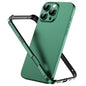 Metal Hybrid Silicone Four-Corner Shockproof Cooling Phone Frame Case, For iPhone 16 Pro Max, For iPhone 16 Pro