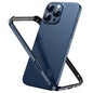 Metal Hybrid Silicone Four-Corner Shockproof Cooling Phone Frame Case, For iPhone 16 Pro Max, For iPhone 16 Pro