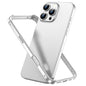 Metal Hybrid Silicone Four-Corner Shockproof Cooling Phone Frame Case, For iPhone 16 Pro Max, For iPhone 16 Pro