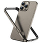 Metal Hybrid Silicone Four-Corner Shockproof Cooling Phone Frame Case, For iPhone 16 Pro Max, For iPhone 16 Pro