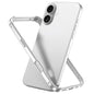 Metal Hybrid Silicone Four-Corner Shockproof Cooling Phone Frame Case, For iPhone 16 Plus, For iPhone 16