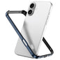 Metal Hybrid Silicone Four-Corner Shockproof Cooling Phone Frame Case, For iPhone 16 Plus, For iPhone 16
