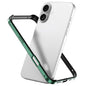 Metal Hybrid Silicone Four-Corner Shockproof Cooling Phone Frame Case, For iPhone 16 Plus, For iPhone 16