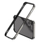 Metal Hybrid Silicone Four-Corner Shockproof Cooling Phone Frame Case, For iPhone 15 Pro Max, For iPhone 15 Pro