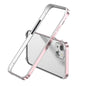 Metal Hybrid Silicone Four-Corner Shockproof Cooling Phone Frame Case, For iPhone 15 Plus, For iPhone 15