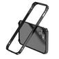 Metal Hybrid Silicone Four-Corner Shockproof Cooling Phone Frame Case, For iPhone 15 Plus, For iPhone 15