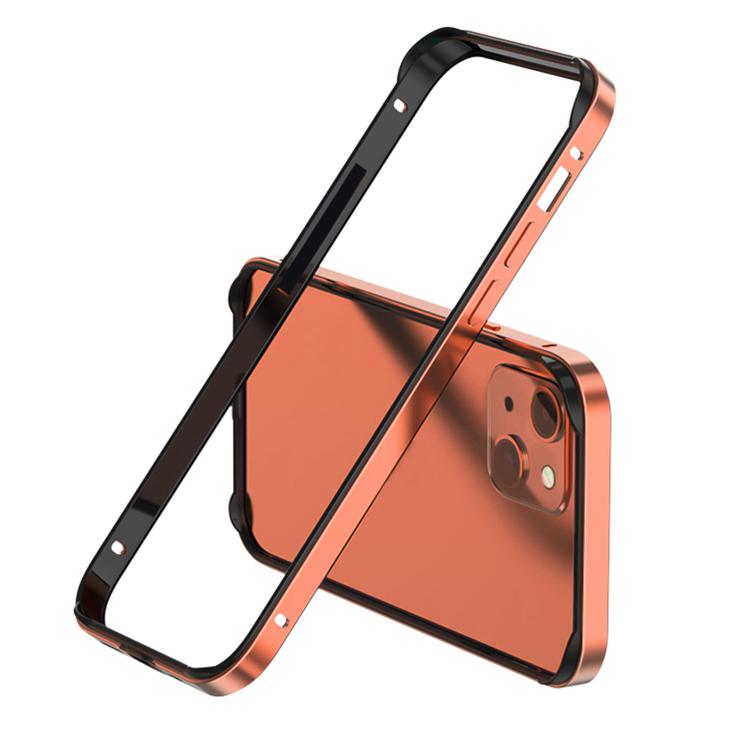 Metal Hybrid Silicone Four-Corner Shockproof Cooling Phone Frame Case, For iPhone 14 Plus, For iPhone 14